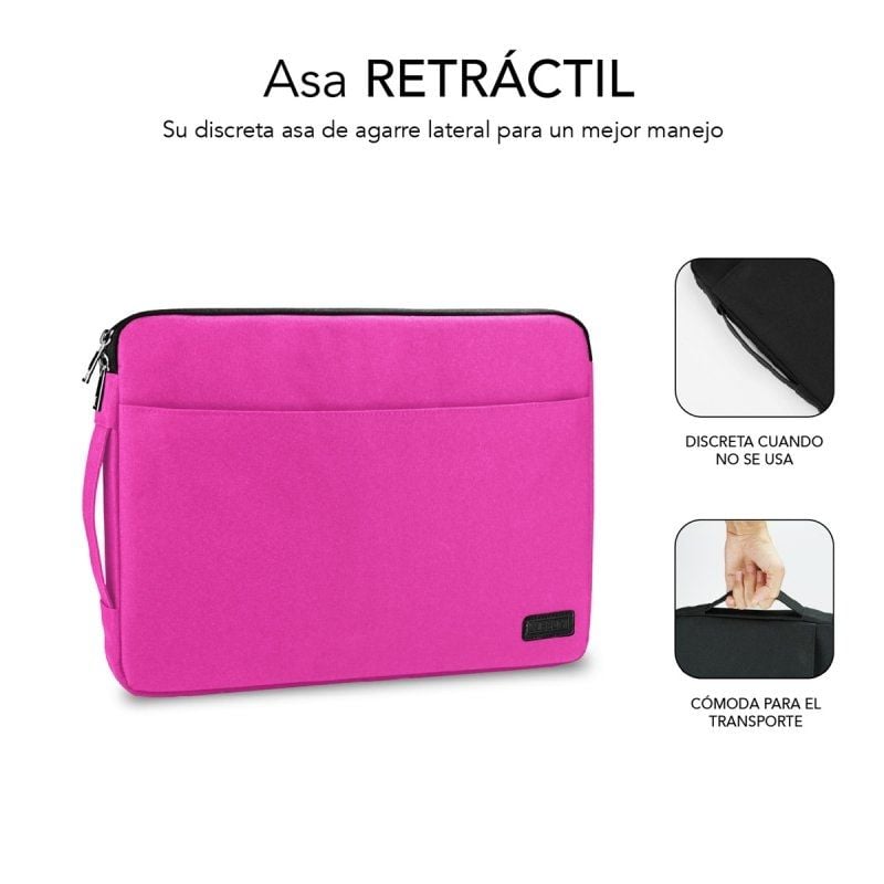 Bolsa para Computador Portátil Subblim Urban para Computadores Portáteis Até 14" / Rosa