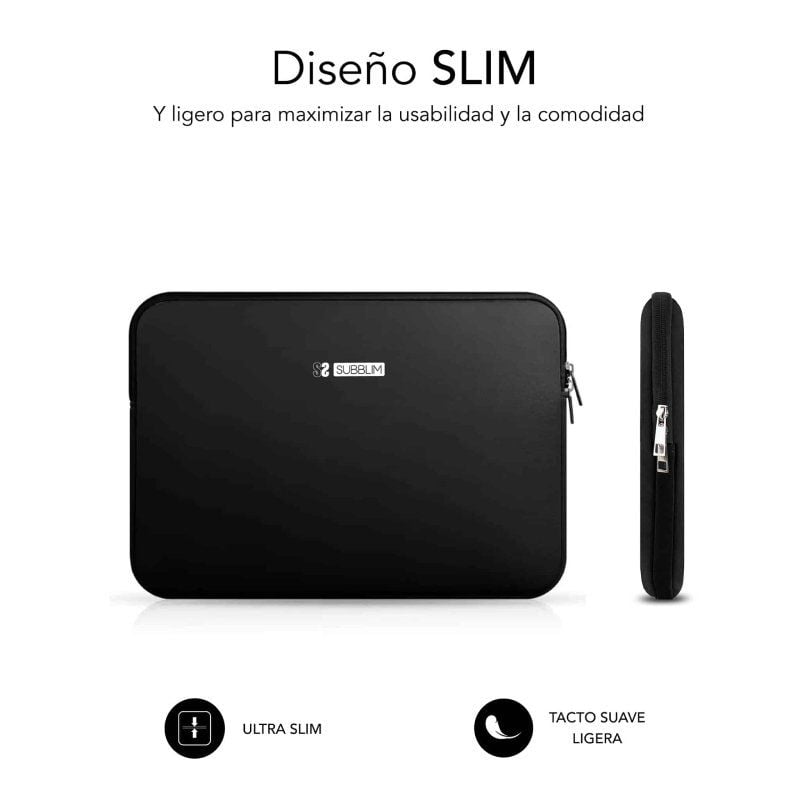 Bolsa para Computador Portátil Subblim Business Neoprene V2 para Computadores Portáteis Até 15,6" /…