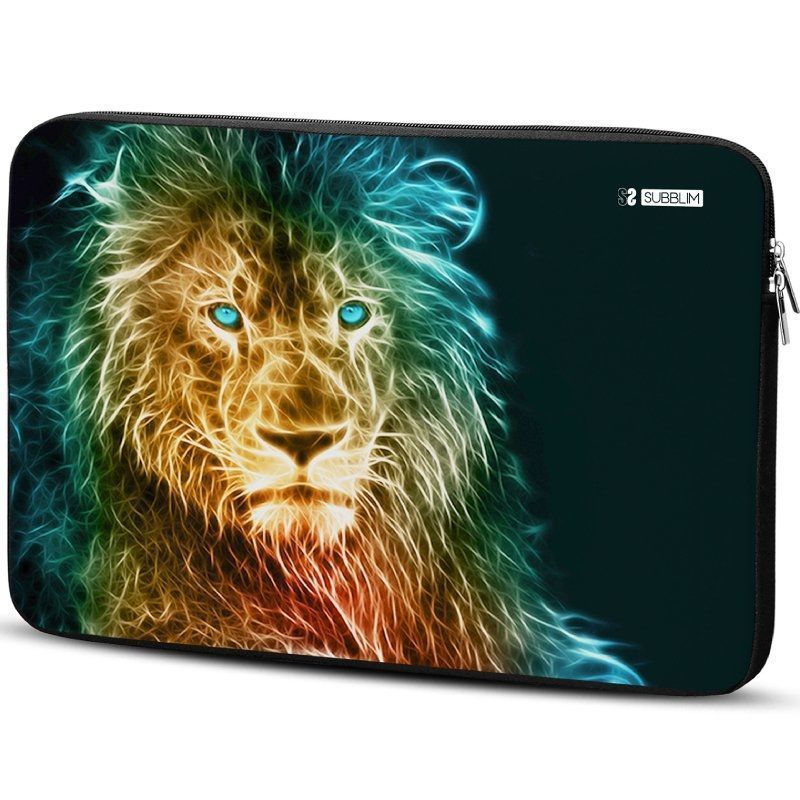 Bolsa Subblim Trendy Sleeve Neo Lion para Computadores Portáteis Até 14".