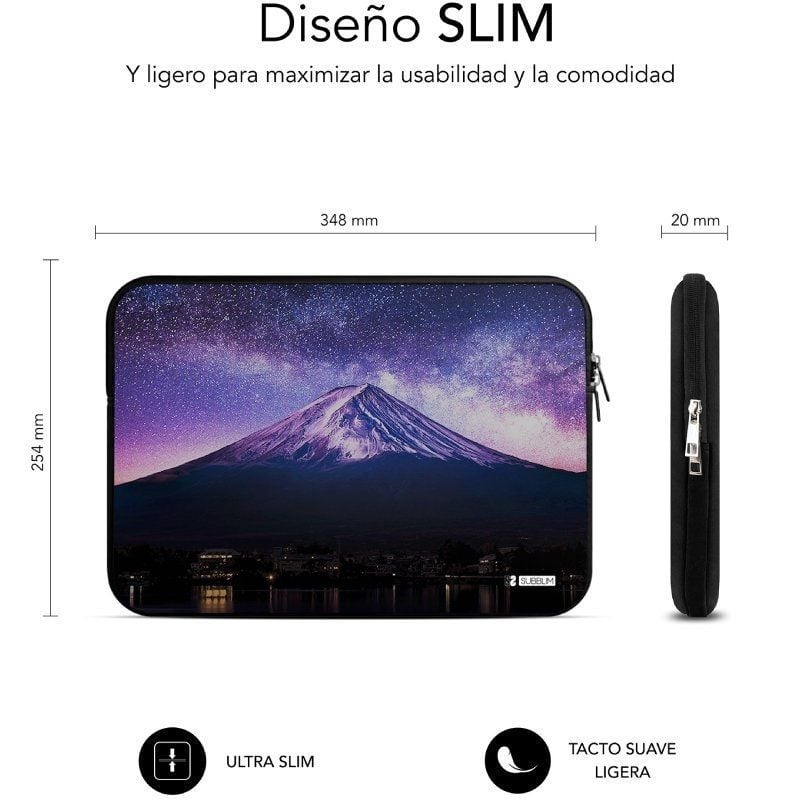 Bolsa Subblim Trendy Sleeve Neo Mountain para Computadores Portáteis Até 14".