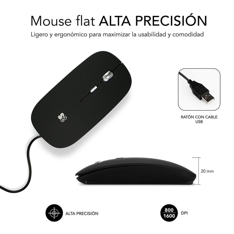 Pasta + Rato Subblim Select Pack para Portáteis Até 15,6" / Alça para Trolley / Preto