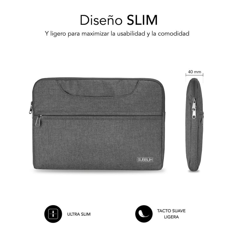 Bolsa para Computador Portátil Subblim Business para Computadores Portáteis Até 15,6" / Correia par…