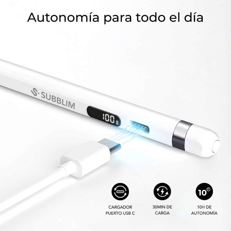 Caneta Subblim Noteflow para Android e Windows / Branco