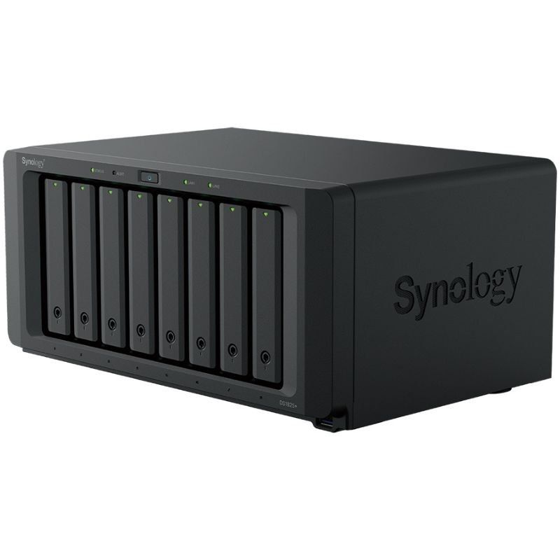 Synology Diskstation Ds1825+ NAS / 8 Compartimentos 3,5"- 2,5" / 8GB DDR4 / Formato de Torre
