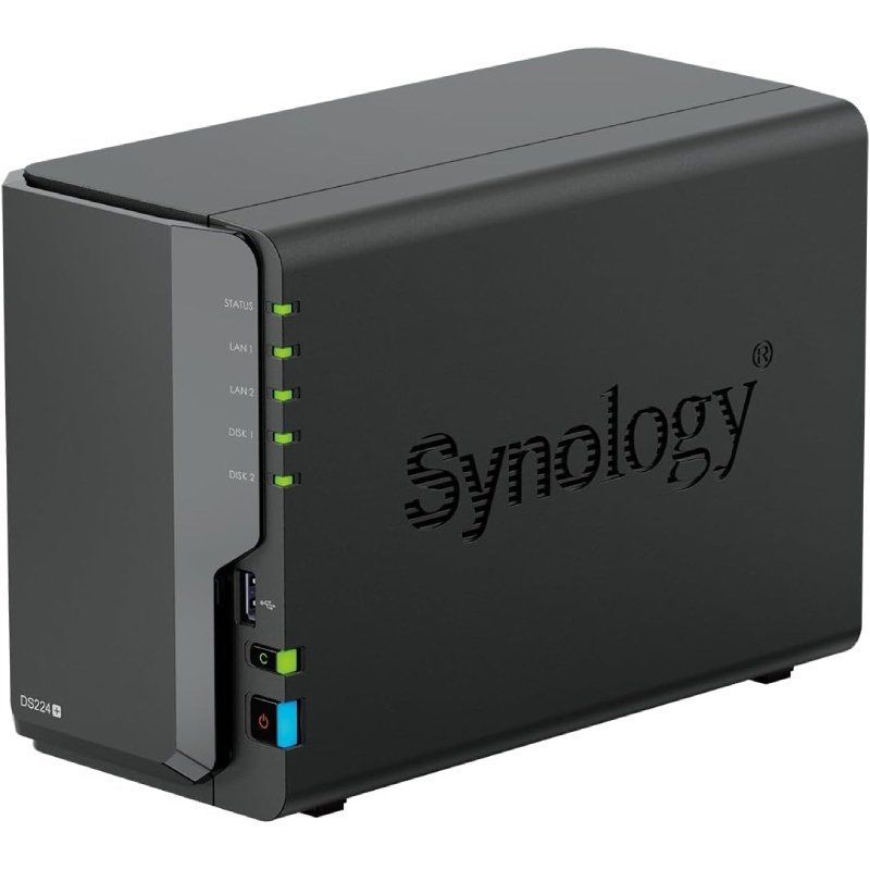 Synology Diskstation Ds224+ NAS / 2 Compartimentos 3,5"- 2,5" / 2GB DDR4 / Formato de Torre