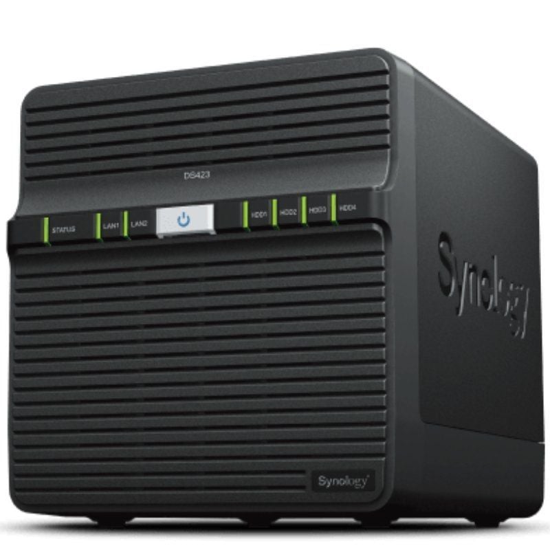 Synology Diskstation DS423 NAS / 4 Compartimentos 3,5"- 2,5" / 2GB DDR4 / Formato de Torre