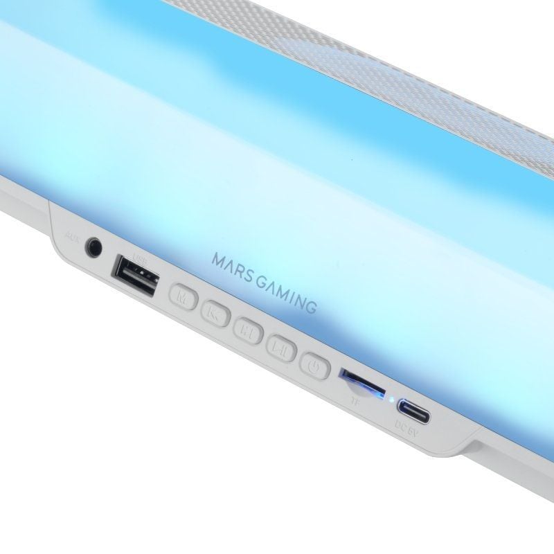 Barra de Som Bluetooth Mars Gaming Msb-orb / 20W / 2.0 / Branco