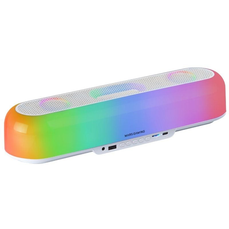 Barra de Som Bluetooth Mars Gaming Msb-orb / 20W / 2.0 / Branco