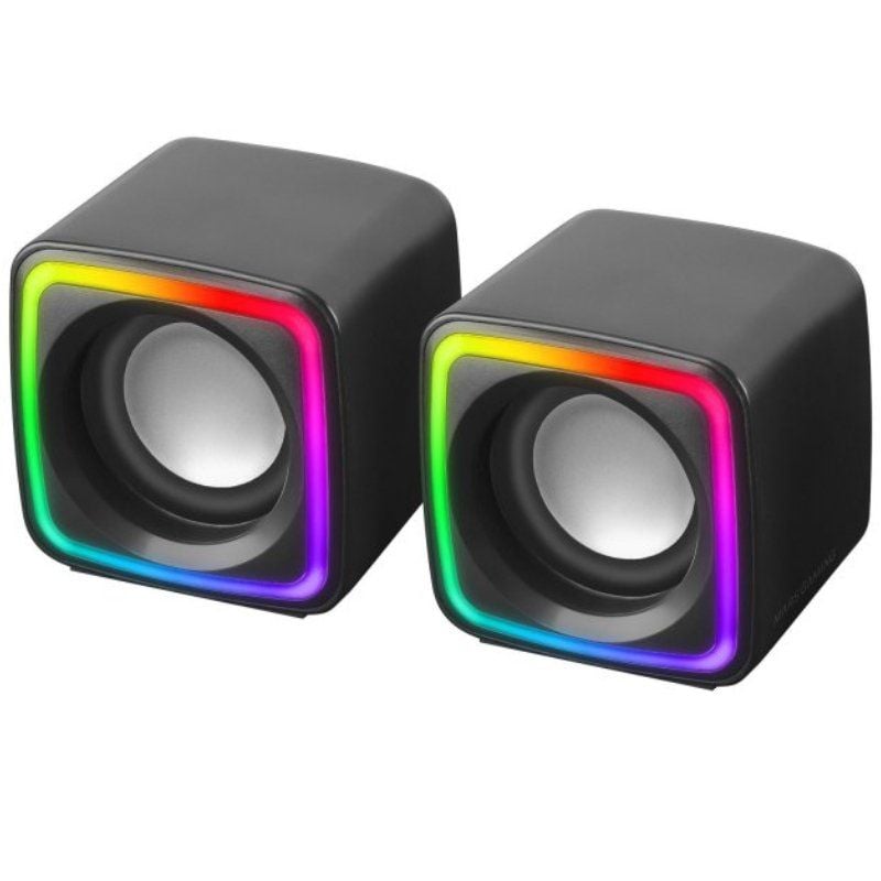 Mars Gaming MSCUBE Colunas de Som / 8W / 2.0 / Preto