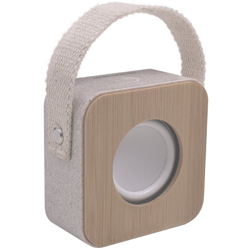Altifalante Bluetooth Mars Gaming MSECO / 8W / 1.0 / Bambu e Cinzento