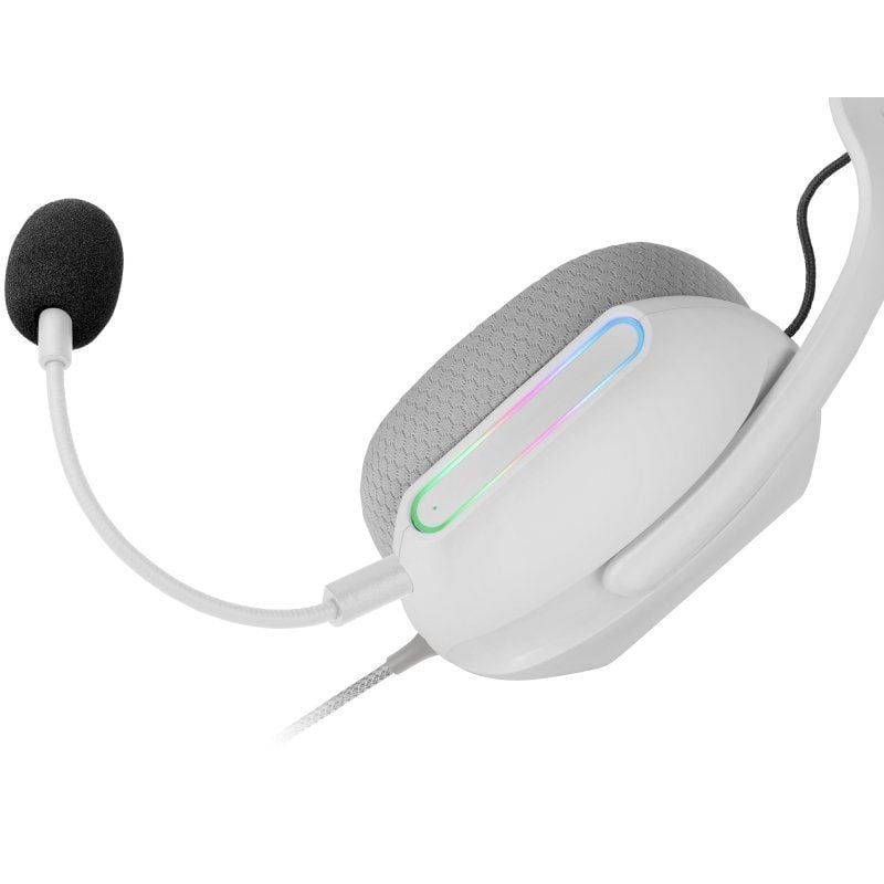 Auricular para Jogos Mars com Microfone Mars Gaming Mh-pro / Jack 3.5 / USB / Branco