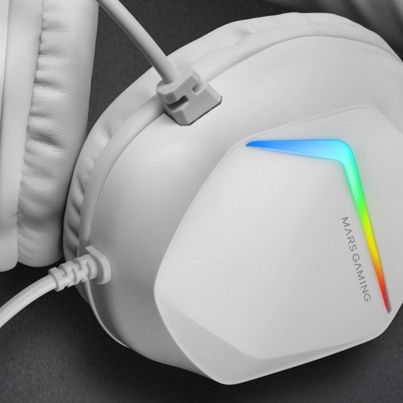 Mars Gaming Headset com Microfone MH122 / Jack 3.5 / Branco