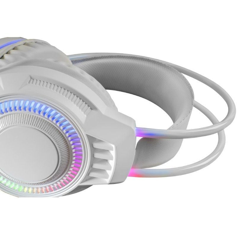 Auricular para Jogos Mars com Microfone Mars Gaming MH124W / Jack 3.5 / Branco
