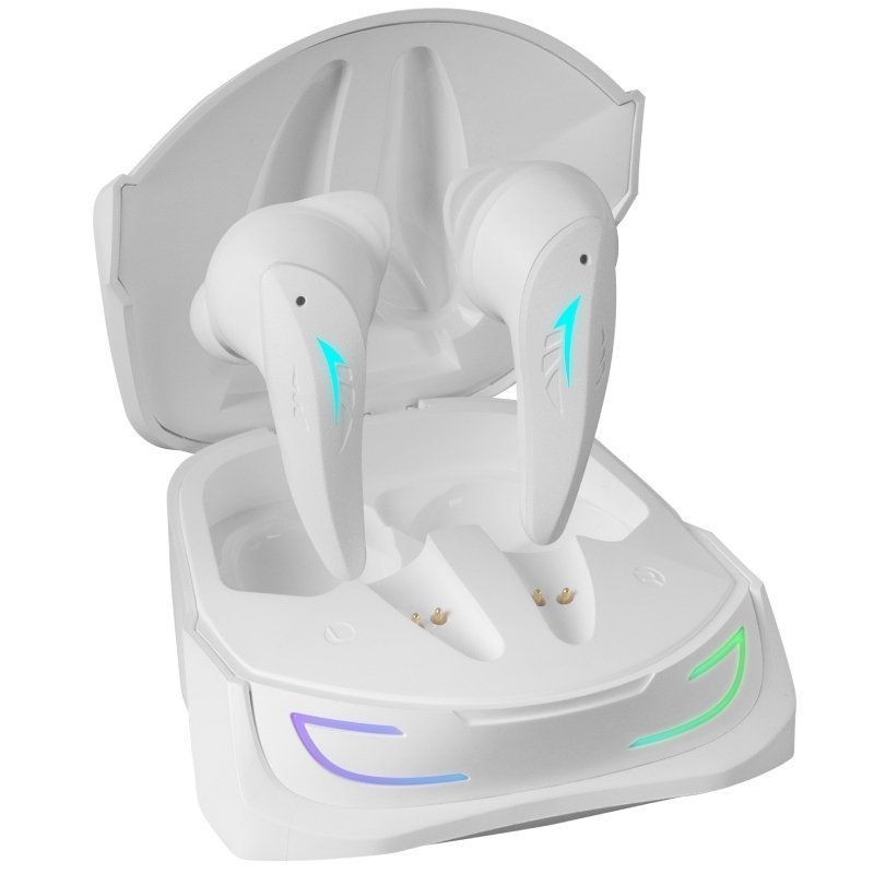 Auricular Bluetooth Mars Gaming Mhi-ultra com Estojo de Carregamento / 7-8h de Autonomia / Branco