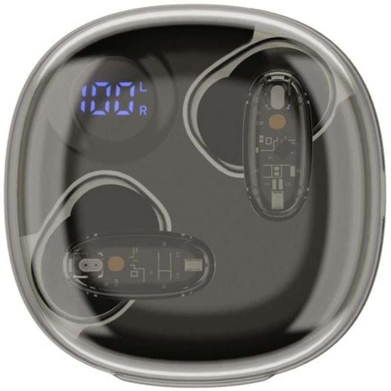 Auricular Bluetooth Mars Gaming MHIB2 com Estojo de Carregamento / Autonomia 7h / Preto