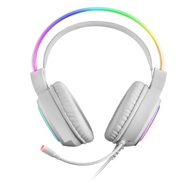 Mars Gaming Headset com Microfone MHRGB / Jack 3.5 / Branco