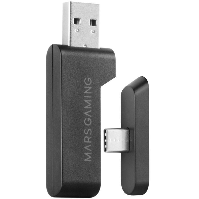 Auscultadores sem Fios para Jogos com Microfone Mars Gaming MHWPRO / Jack 3.5 / Bluetooth / Preto