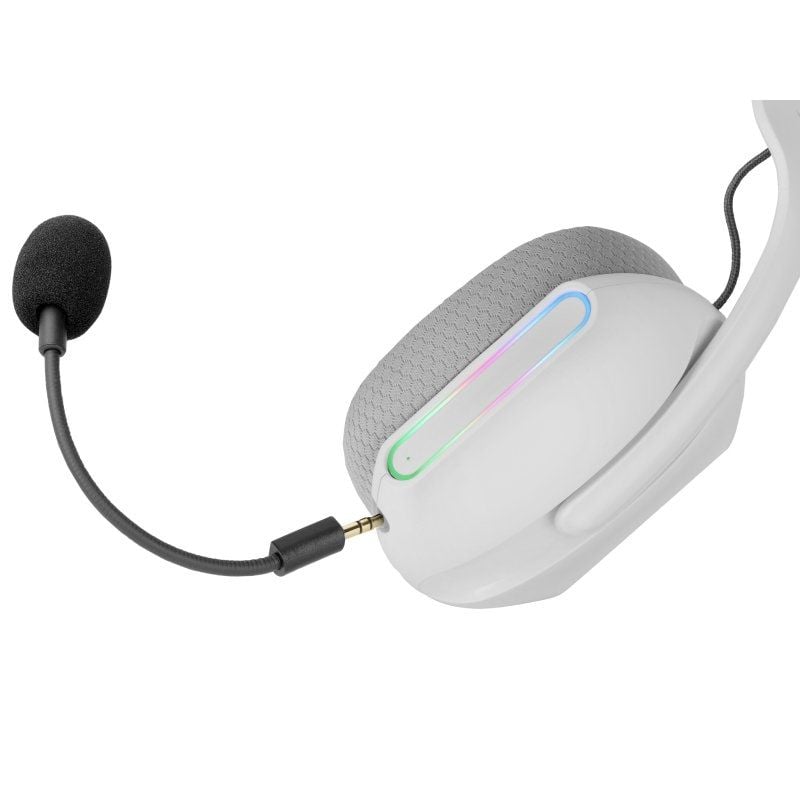 Auscultadores sem Fios para Jogos com Microfone Mars Gaming MHWPRO / Jack 3.5 / Bluetooth / Branco
