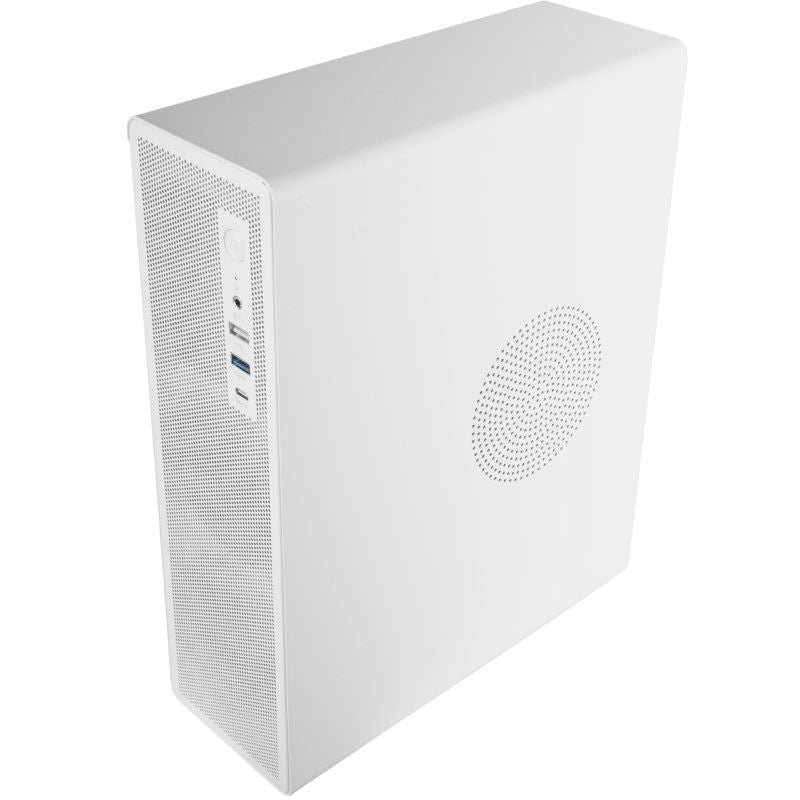 Caixa Mini Torre Tacens AEROSLIM500 com Fonte de Alimentação de 500 W / Branco
