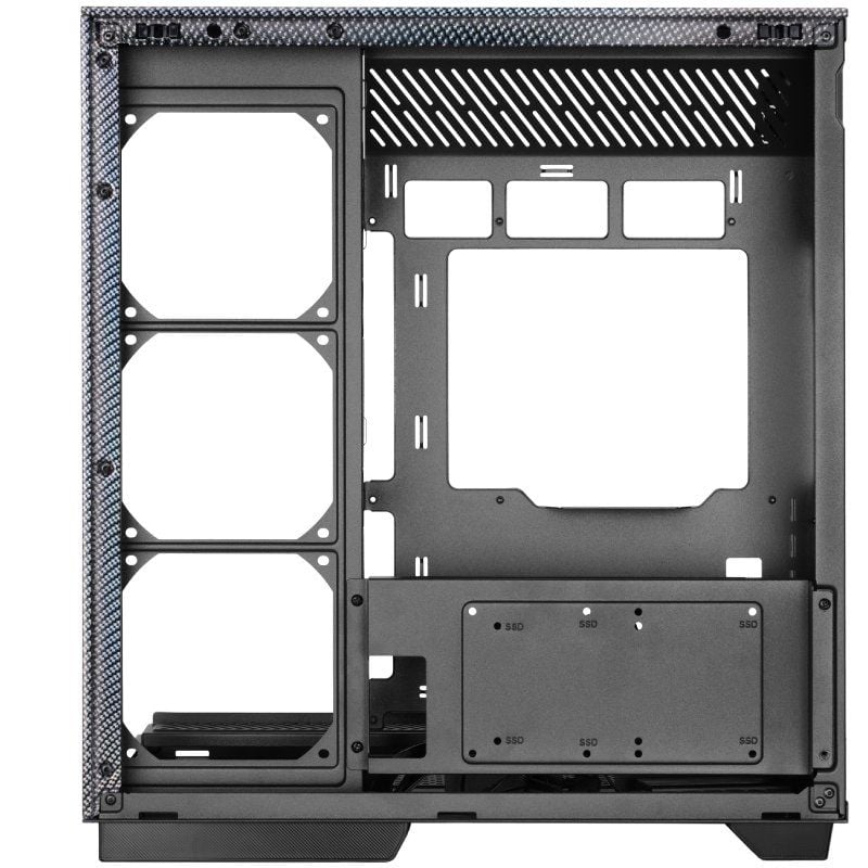 Mala para Jogos de Torre Mars Gaming Mc-3gfpro / Vidro Cromado