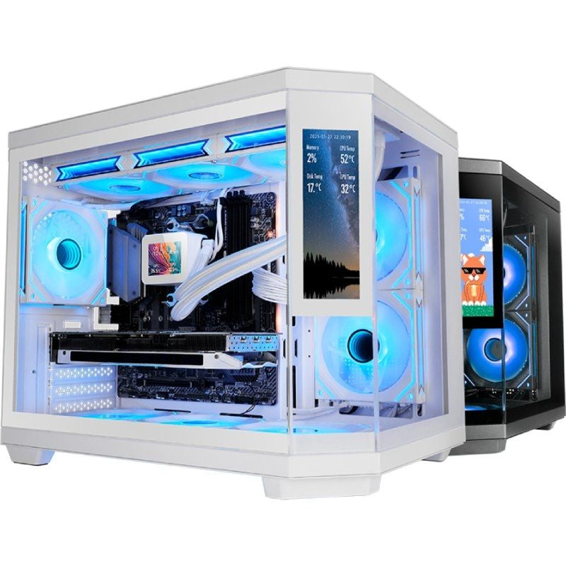 Caixa Mini Torre para Jogos Mars Gaming Mc-3tcorelcdm / Branco