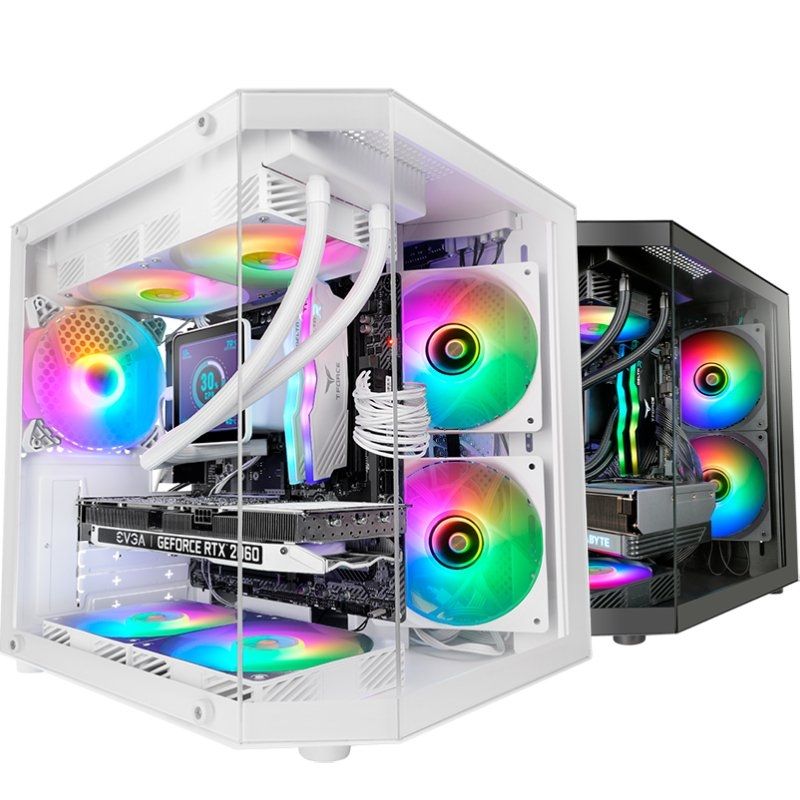 Caixa Mini Torre para Jogos Mars Gaming Mc-3tlite / Branco