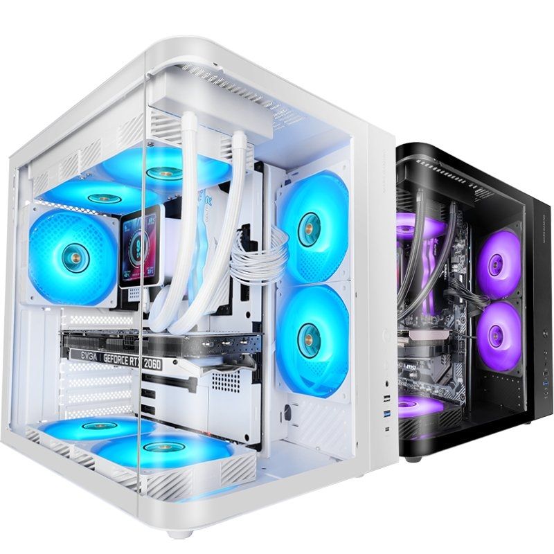 Caixa Gaming Semitower Mars Gaming Mc-curv / Branco