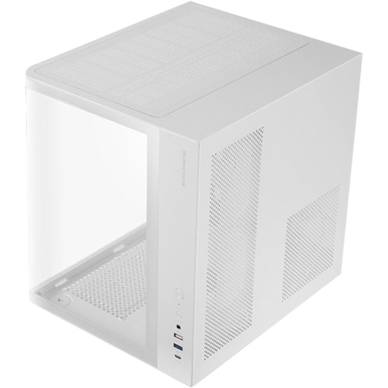 Caixa Gaming Semitower Mars Gaming Mc-curv / Branco