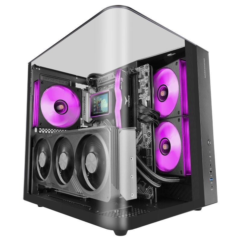 Caixa Semi-torre para Jogos Mars Gaming Mc-infiniolite
