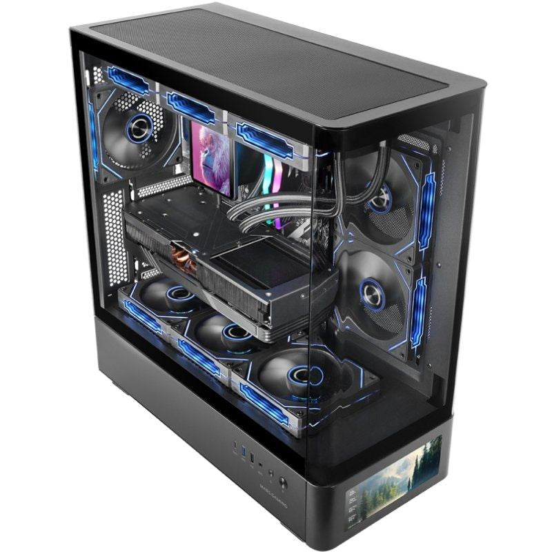 Caixa Semi-torre para Jogos Mars Gaming Mc-lcdpro