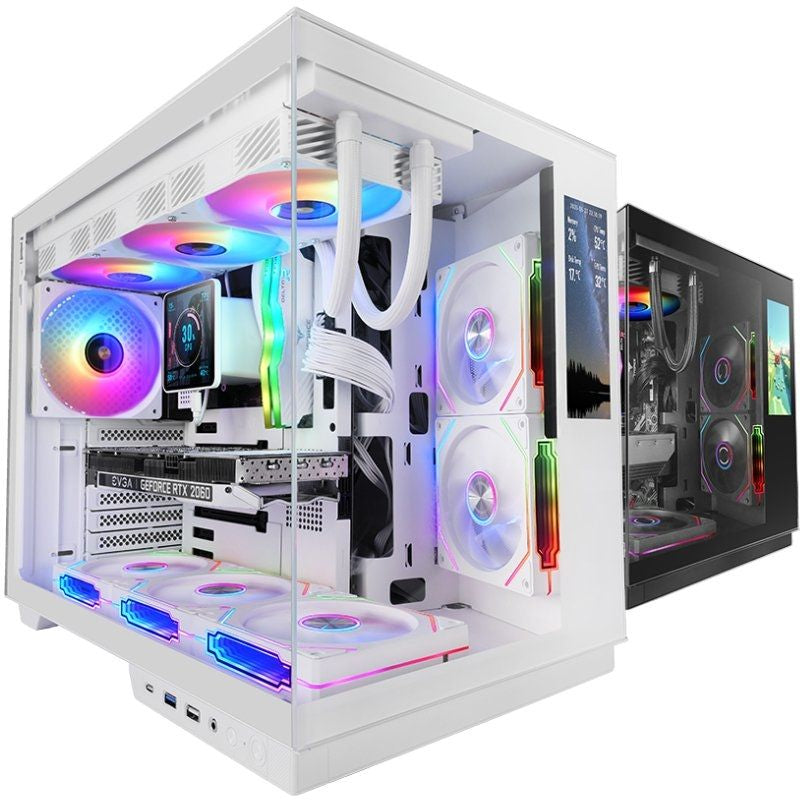 Caixa Gaming Semitower Mars Gaming Mc-mirage / Branco