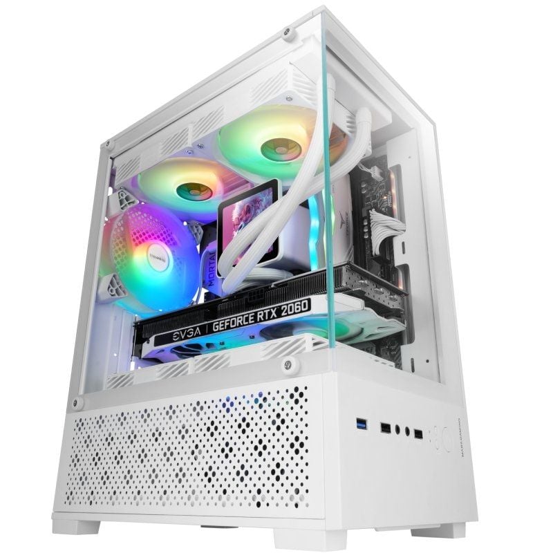 Caixa Mini Torre para Jogos Mars Gaming Mc-se2 / Branco