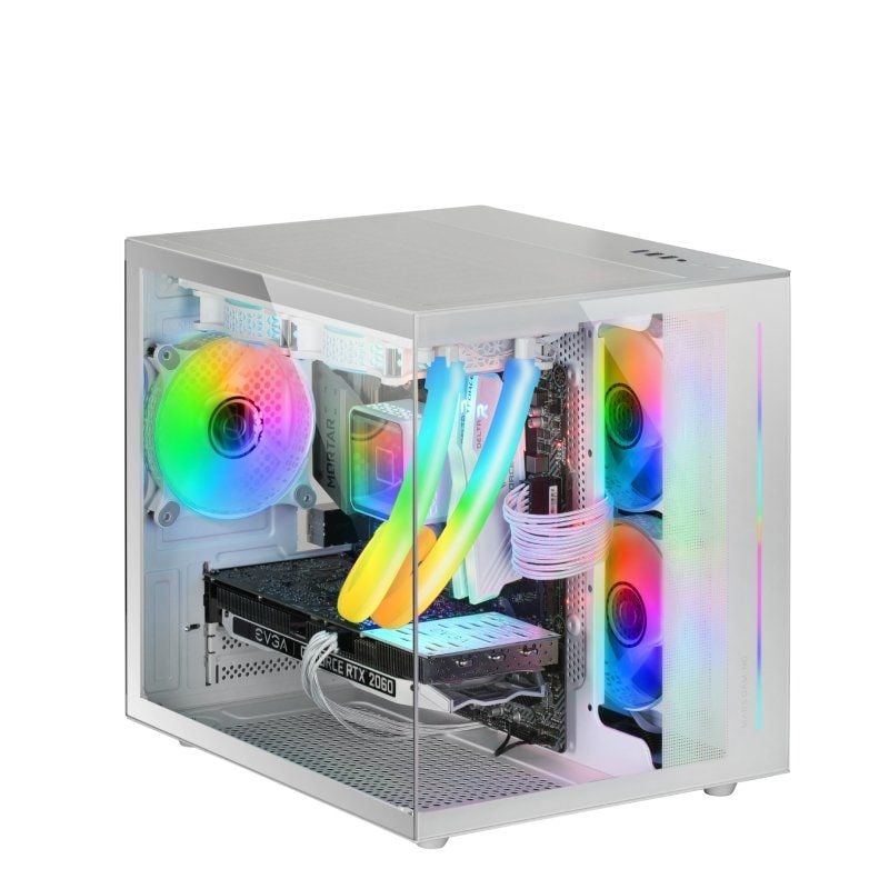 Caixa Mini Torre para Jogos Mars Gaming Mc-view / Branco