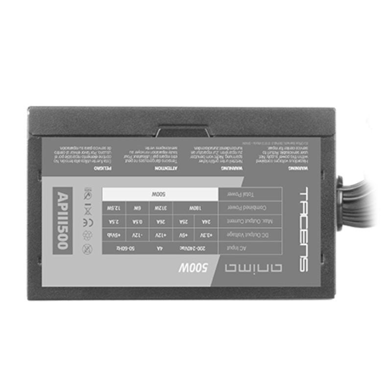 Fonte de Alimentação Anima APIII500 / 500W / Ventoinha 12cm