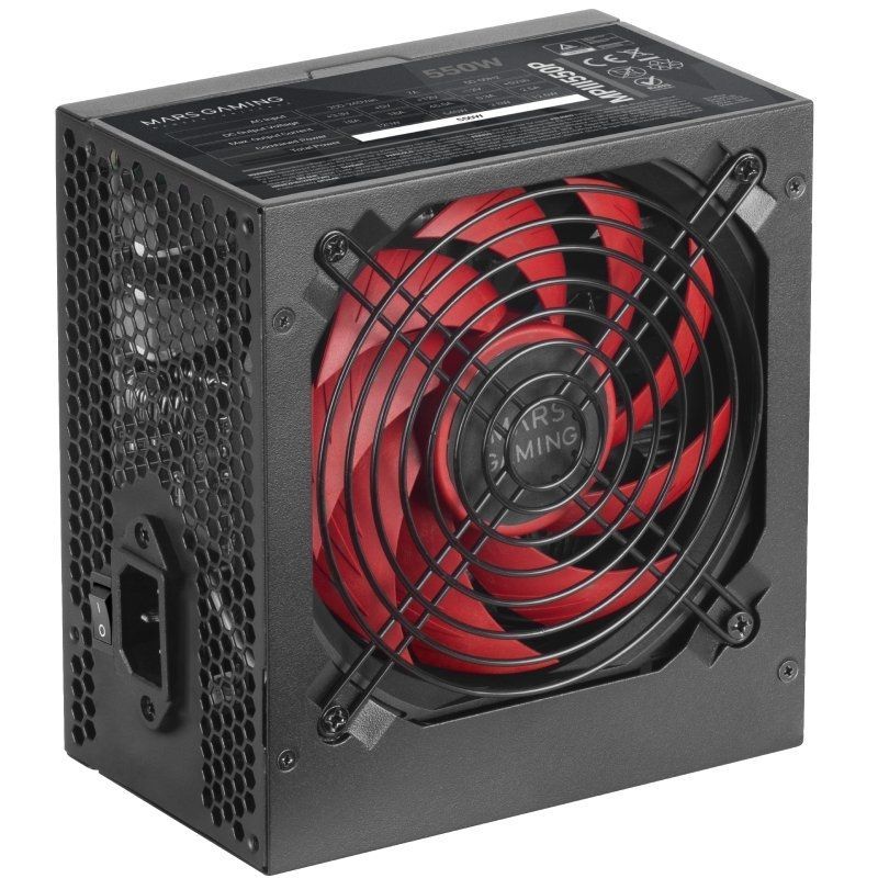 Fonte de Alimentação Mars Gaming MPIII550P / 550W / Ventilador de 12cm