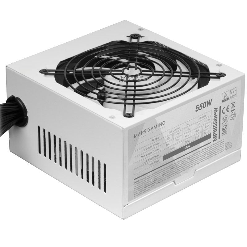 Fonte de Alimentação Mars Gaming MPIII550P / 550W / Ventilador de 12cm