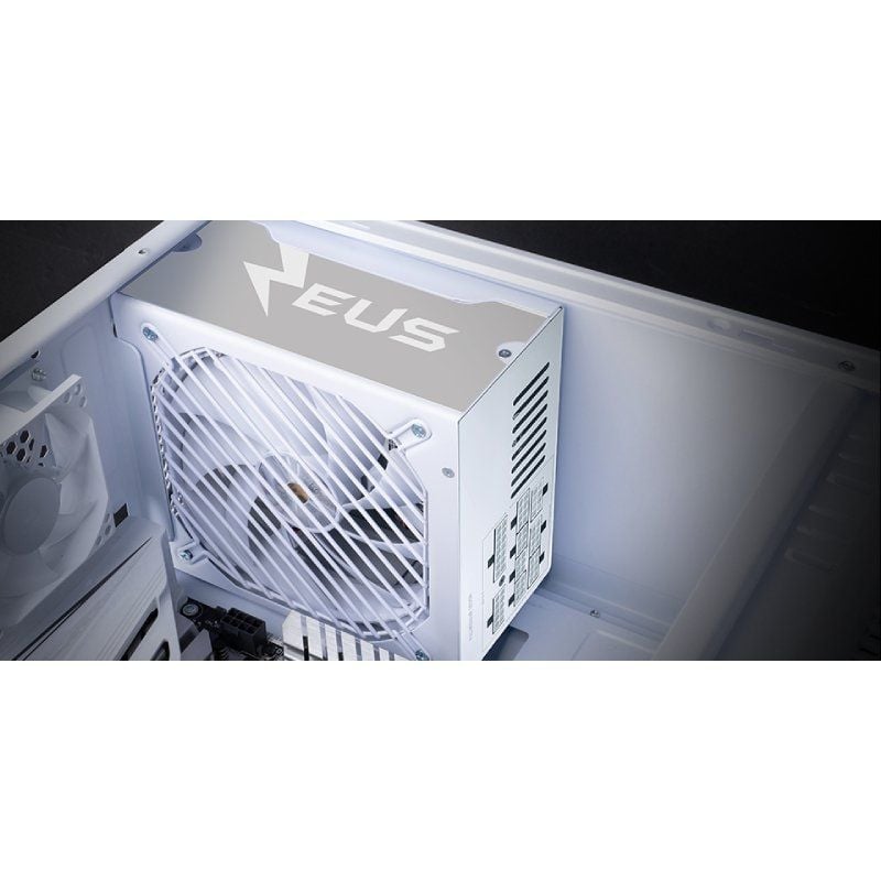 Fonte de Alimentação Mars Gaming MPZE750SIM / 750W / Ventilador de 12cm / 80 Plus Silver / Branco