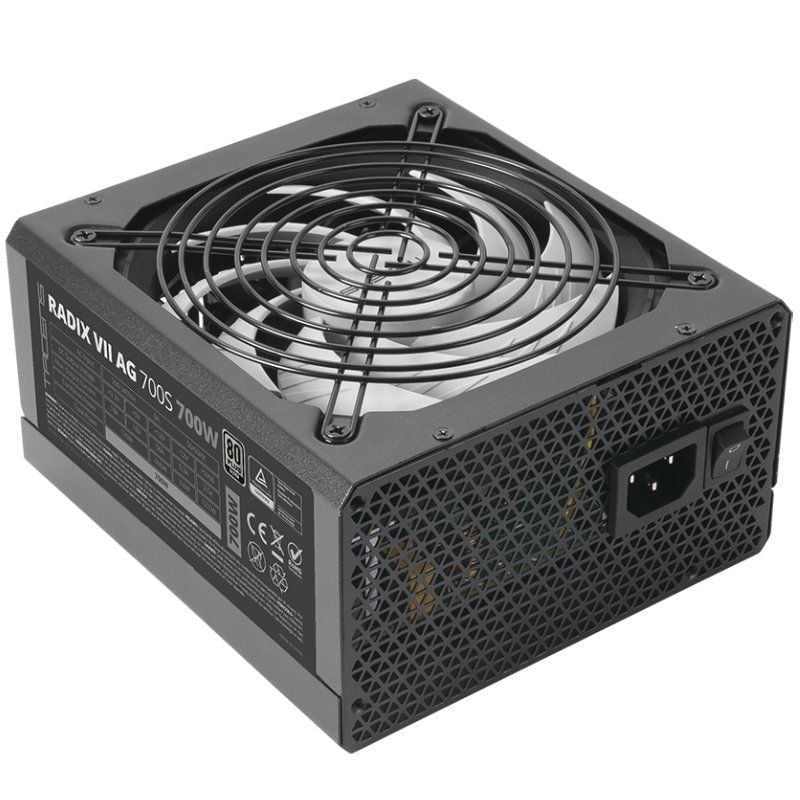 Fonte de Alimentação Tacens Radix VII AG 700S / 700W / Ventoinha de 14cm / 80 Plus Silver