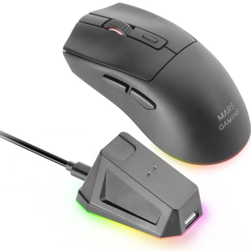 Rato Gaming sem Fios Mars Gaming Mm-t3 / Bateria Recarregável / Até 14400 DPI