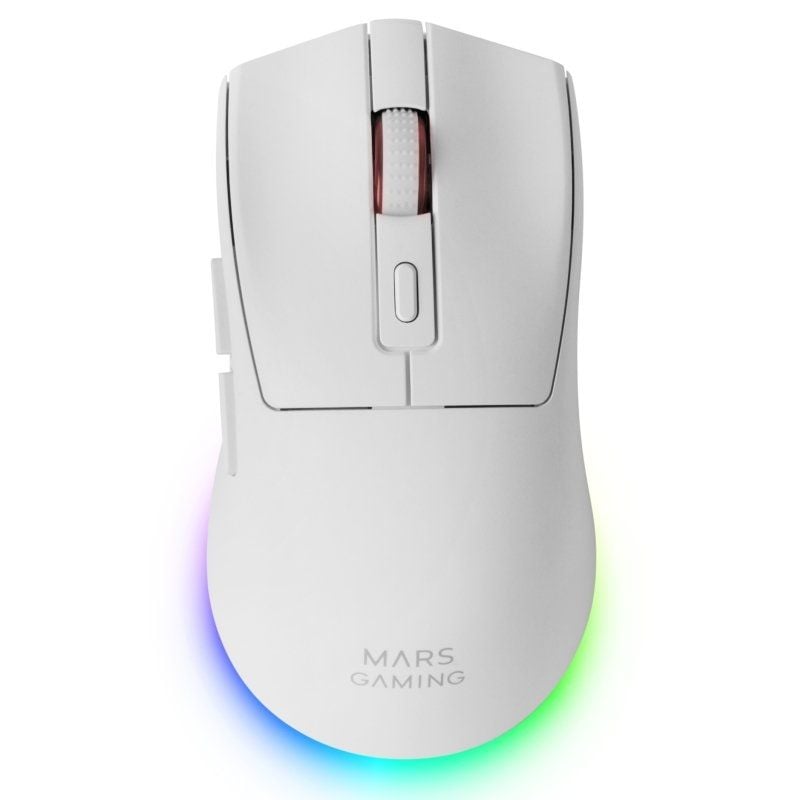 Rato Gaming sem Fios Mars Gaming Mm-t3 / Bateria Recarregável / Até 14400 DPI / Branco