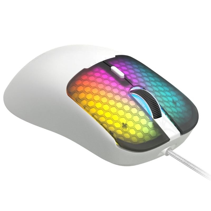 Rato de Jogos Mars Gaming Mm-viper / Até 12 800 DPI / Branco
