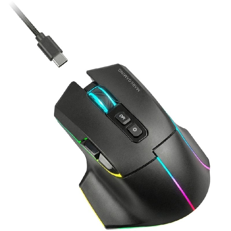 Mars Gaming Wireless Mouse Mmw-vector / Bateria Recarregável / Até 12000 DPI