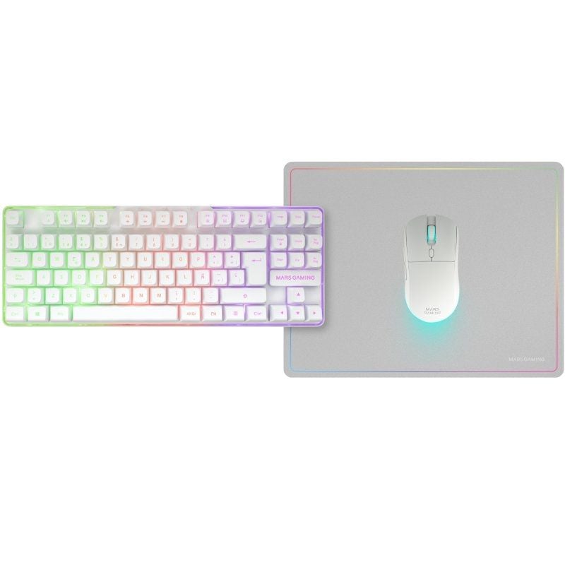 Mars Gaming Gaming Pack MCPWTKL / Teclado sem Fios + Rato sem Fios + Tapete de Rato