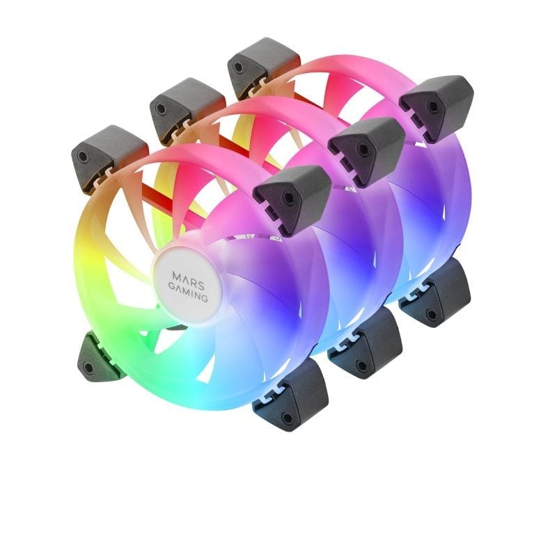 Pack 3 Ventoinhas Mars Gaming Mf-3a / 12cm / ARGB
