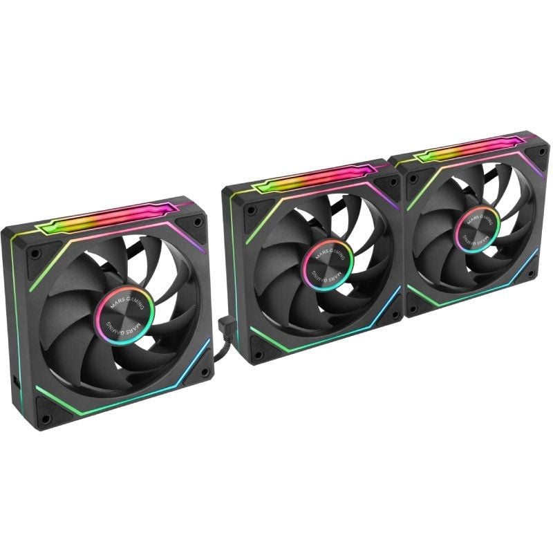 Pack 3 Ventoinhas Mars Gaming Mf-linkfinitykit2 / 12cm / ARGB