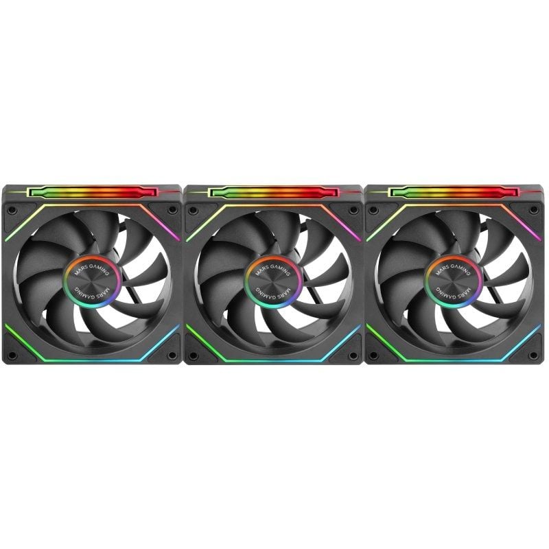 Pack 3 Ventoinhas Mars Gaming Mf-linkfinitykit2 / 12cm / ARGB