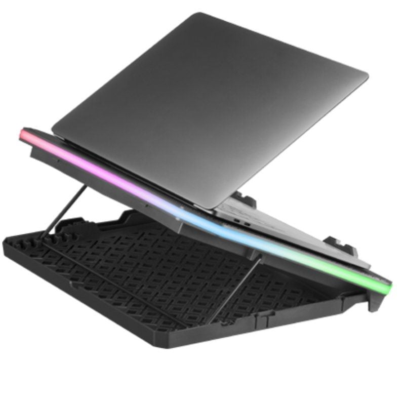 Suporte de Arrefecimento Mars Gaming MNBC6 para Computadores Portáteis Até 19" / Iluminação LED
