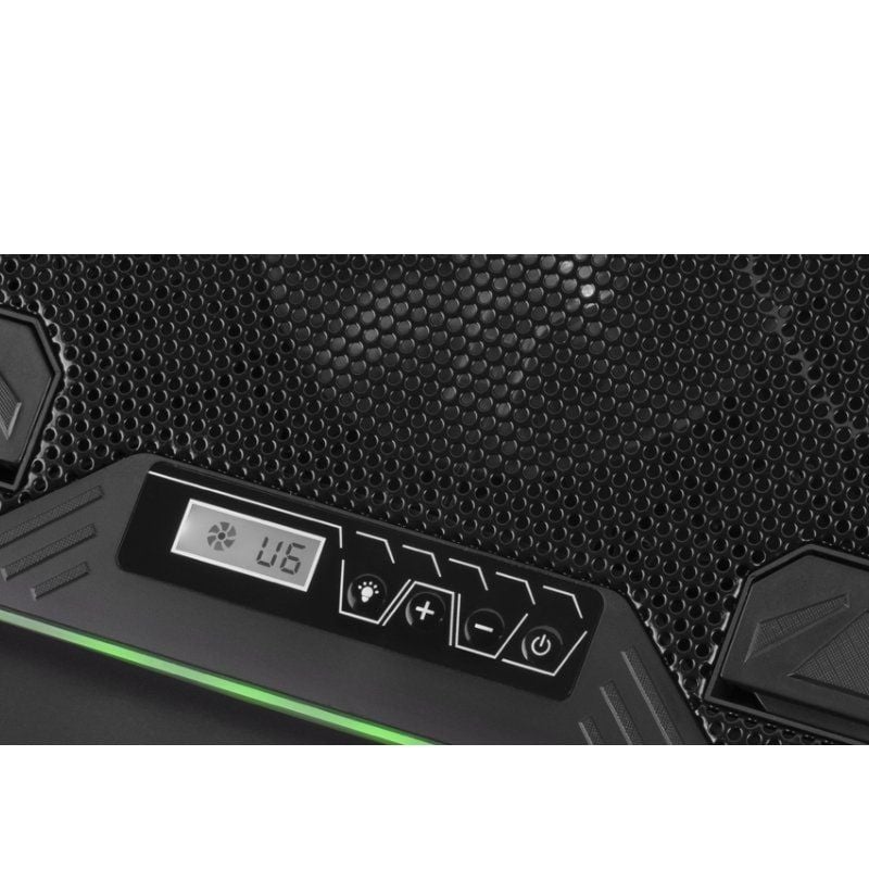 Suporte de Arrefecimento Mars Gaming MNBC6 para Computadores Portáteis Até 19" / Iluminação LED