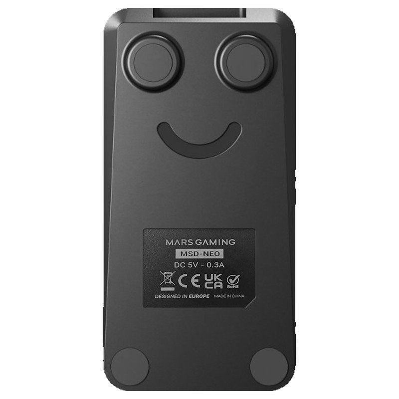 Mars Gaming Msd-neo Deck Controller / 15 Teclas LCD / 1 Roda / 2 Botões / Preto