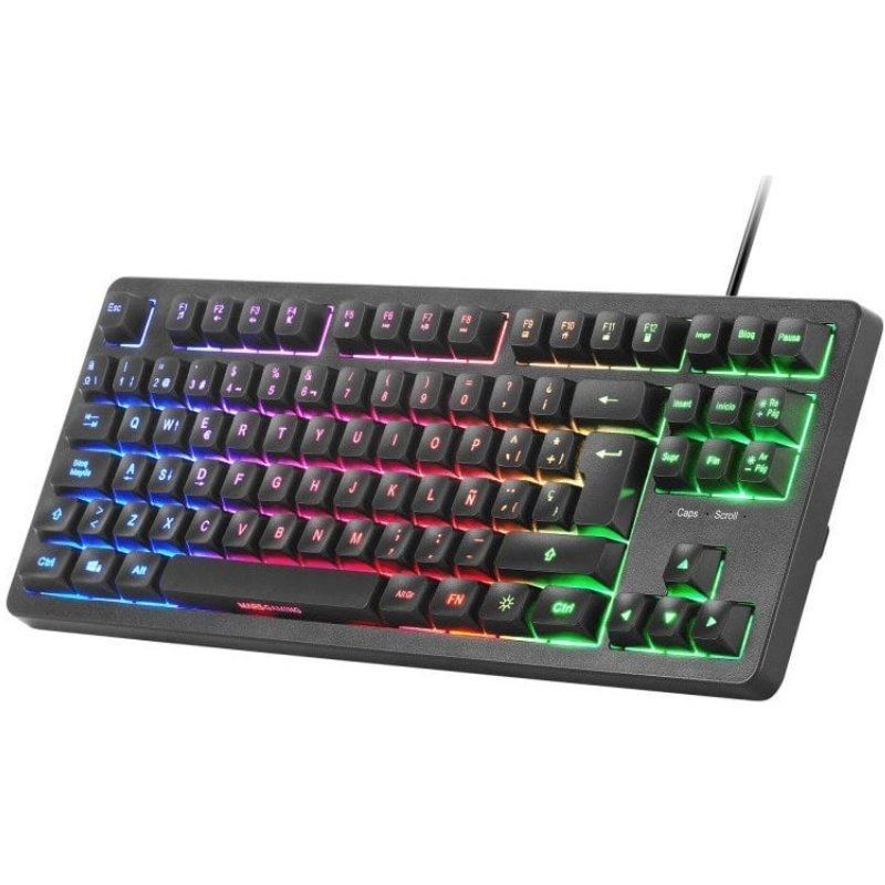 Teclado Semi-mecânico para Jogos Mars Gaming MK023